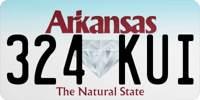 AR license plate 324KUI
