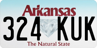 AR license plate 324KUK