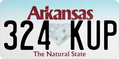 AR license plate 324KUP