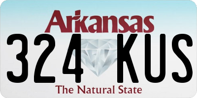 AR license plate 324KUS