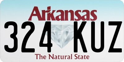 AR license plate 324KUZ