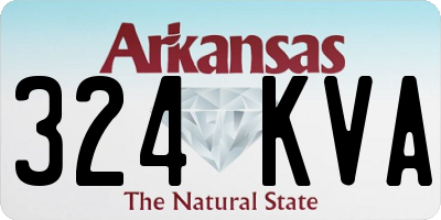 AR license plate 324KVA