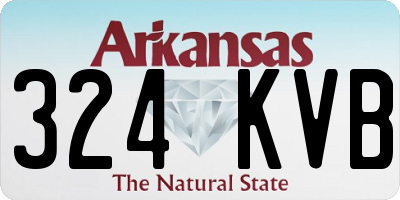 AR license plate 324KVB