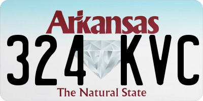 AR license plate 324KVC