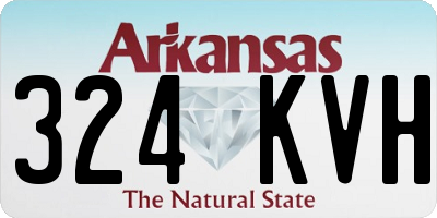 AR license plate 324KVH