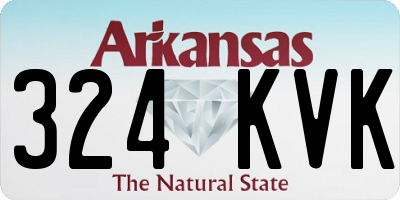 AR license plate 324KVK