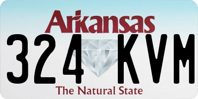 AR license plate 324KVM