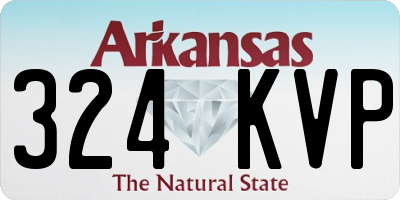 AR license plate 324KVP