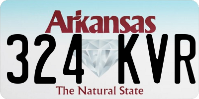 AR license plate 324KVR