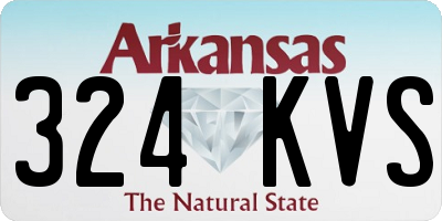 AR license plate 324KVS
