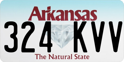 AR license plate 324KVV