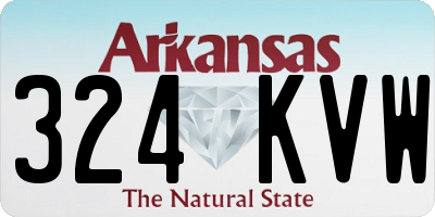 AR license plate 324KVW