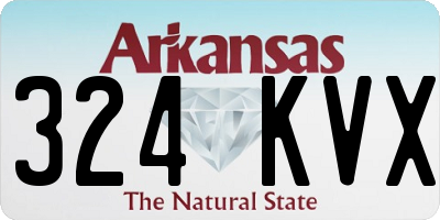 AR license plate 324KVX