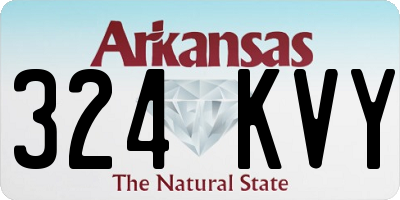 AR license plate 324KVY