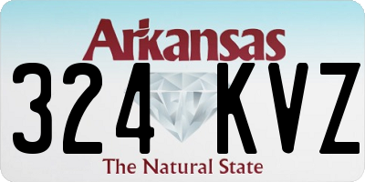 AR license plate 324KVZ