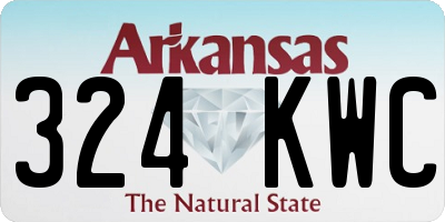 AR license plate 324KWC