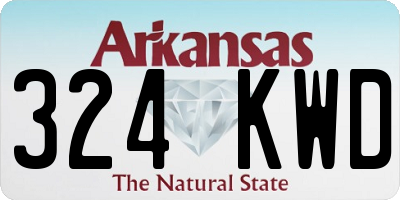 AR license plate 324KWD
