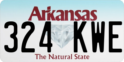 AR license plate 324KWE