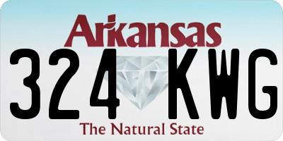 AR license plate 324KWG