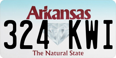 AR license plate 324KWI