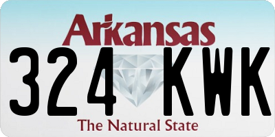 AR license plate 324KWK