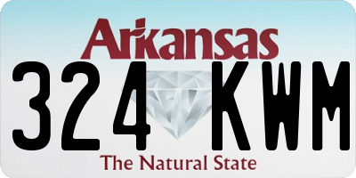 AR license plate 324KWM