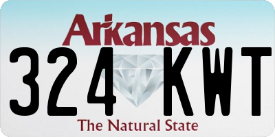 AR license plate 324KWT