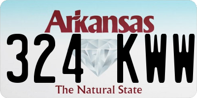 AR license plate 324KWW