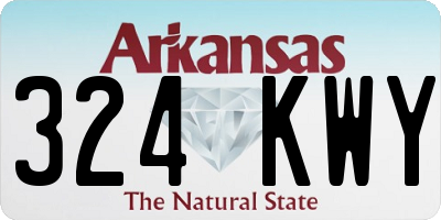 AR license plate 324KWY