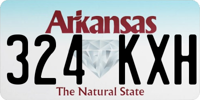 AR license plate 324KXH