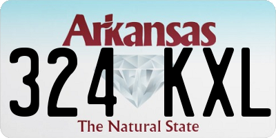 AR license plate 324KXL