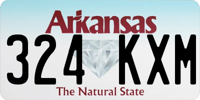 AR license plate 324KXM