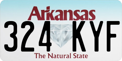 AR license plate 324KYF