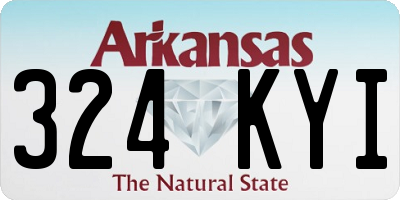 AR license plate 324KYI