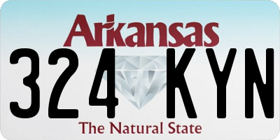 AR license plate 324KYN