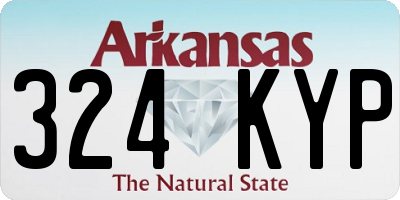 AR license plate 324KYP