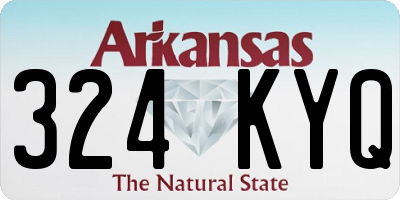 AR license plate 324KYQ
