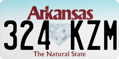 AR license plate 324KZM
