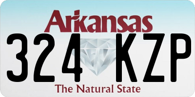 AR license plate 324KZP