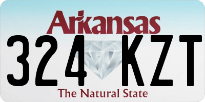 AR license plate 324KZT