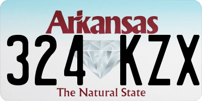AR license plate 324KZX