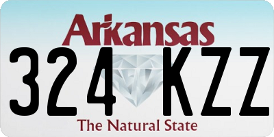 AR license plate 324KZZ