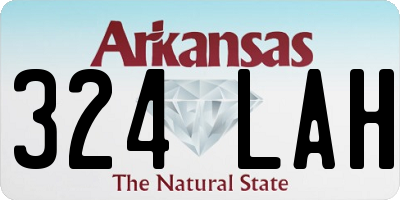 AR license plate 324LAH
