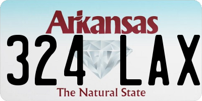 AR license plate 324LAX