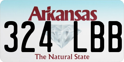 AR license plate 324LBB