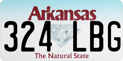 AR license plate 324LBG