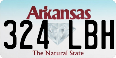 AR license plate 324LBH
