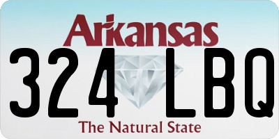 AR license plate 324LBQ