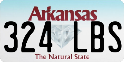 AR license plate 324LBS