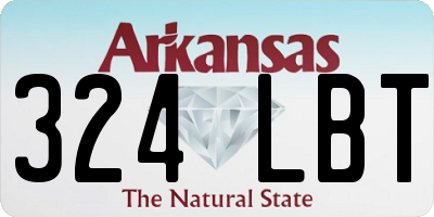AR license plate 324LBT